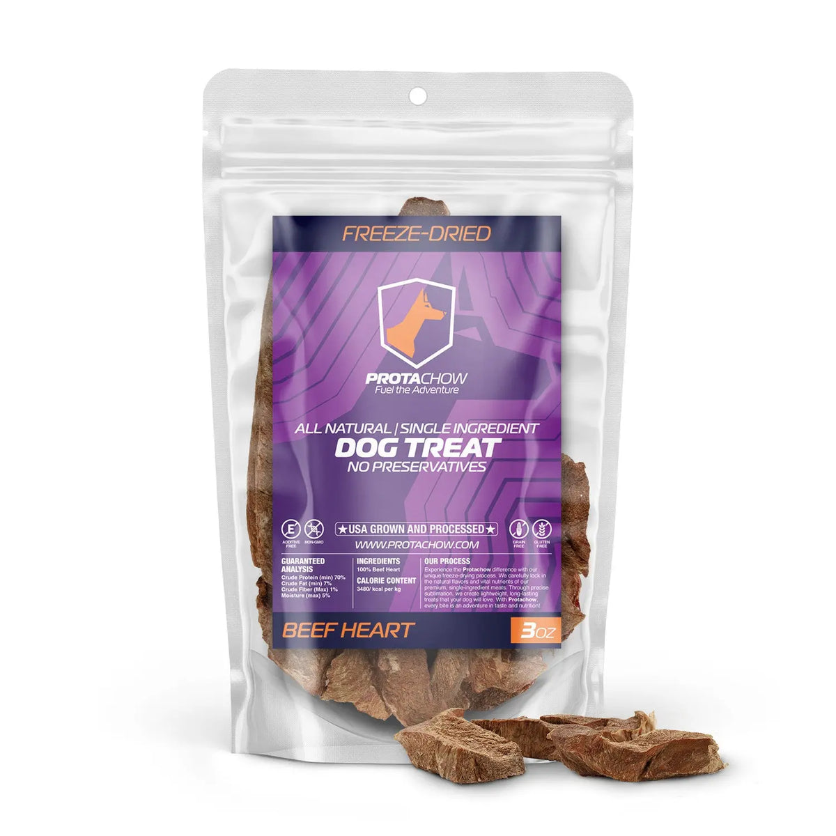 Dried beef clearance heart dog treats