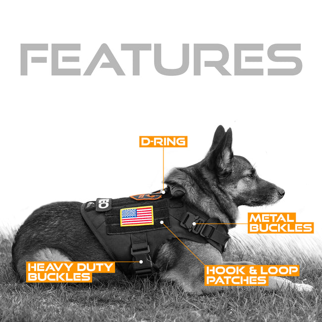 SSGLex™ Harness | No Pull Dog Harness + Leash