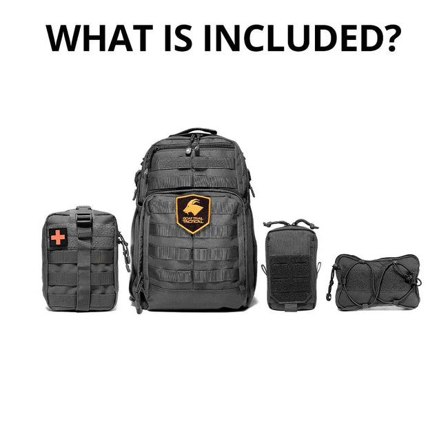 what's included with the bug out backpack