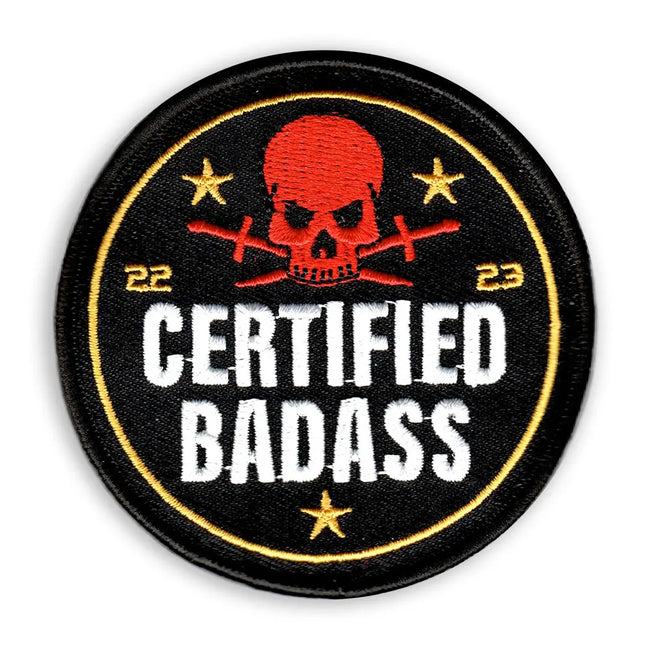 Funny Morale Patch, Certified Badass Patch, Embroidered Patch, Hook & Loop  Patch, Velcro Patch– Goat Trail Tactical