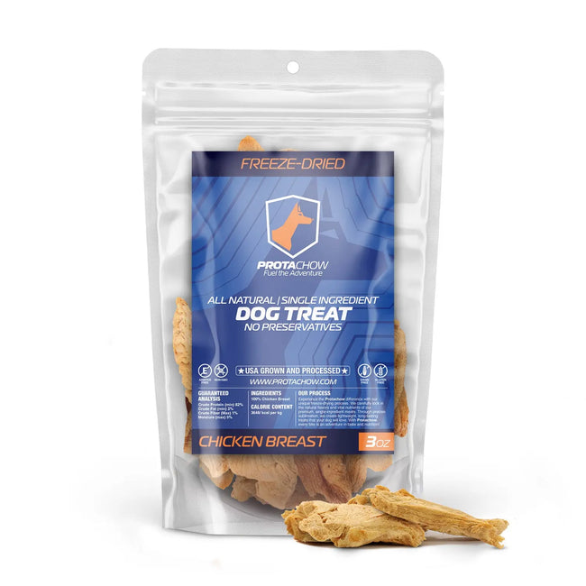 Chicken Breast Dog Treat | All Natural Freeze Dried Goat Trail Tactical