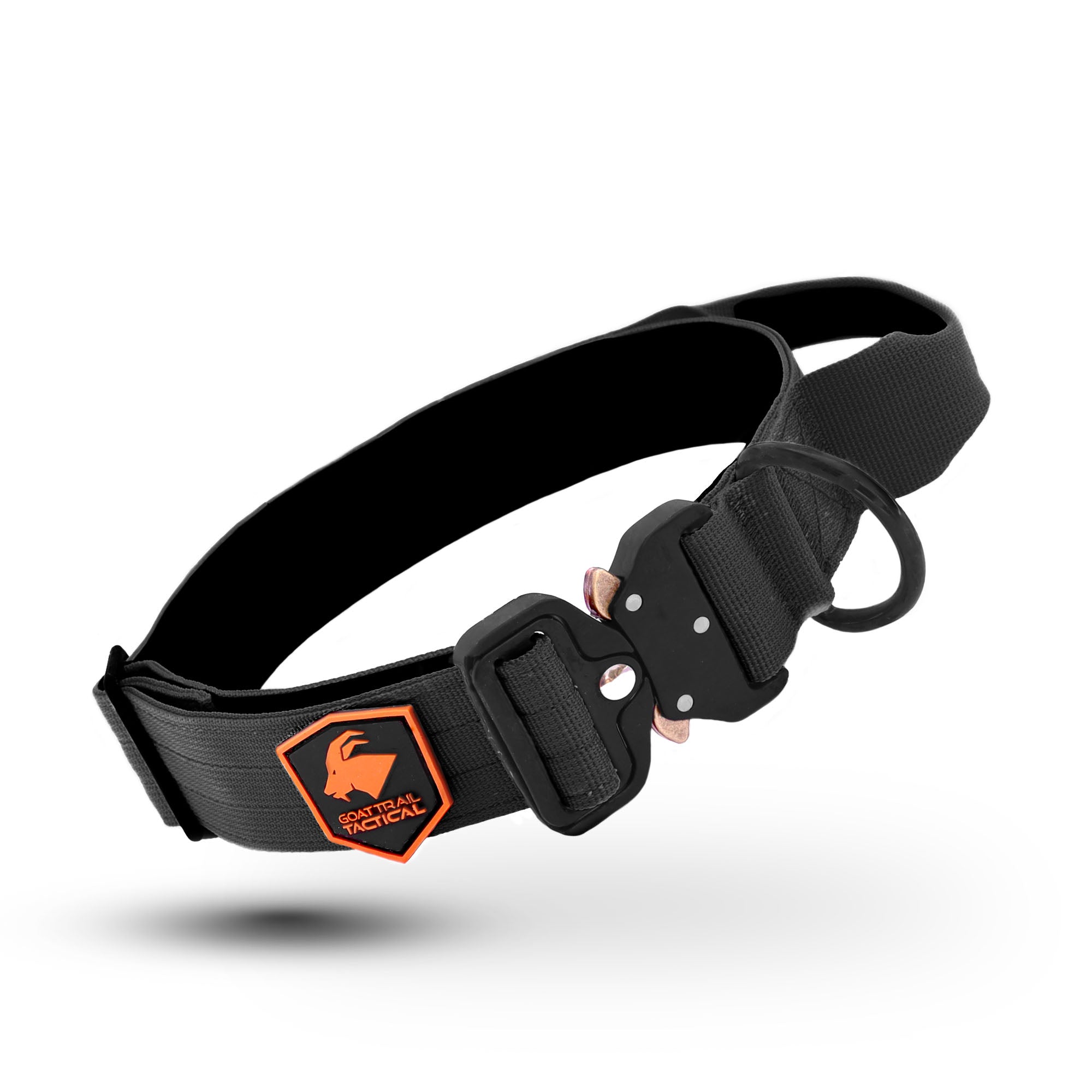 Personalized custom 1.5 tactical dog collar with handle bully collar