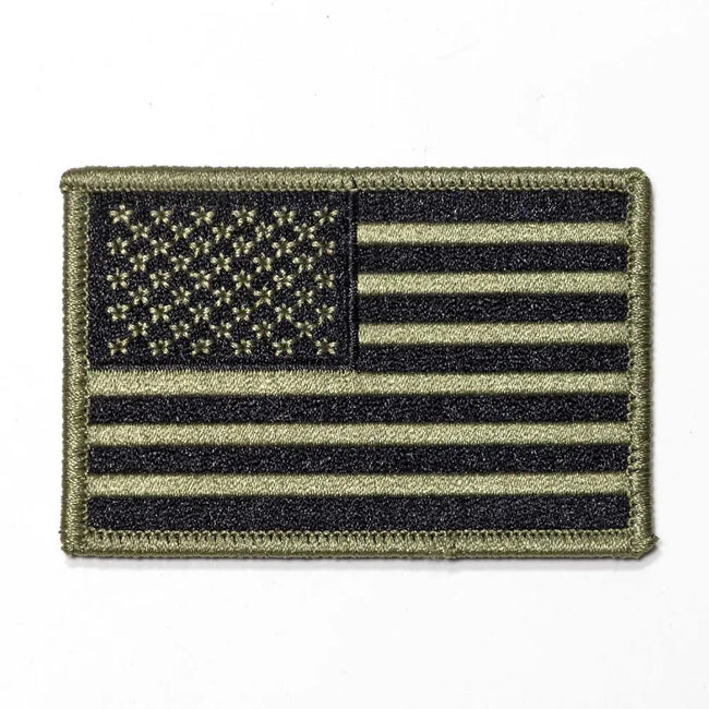 Green American Flag Patch Goat Trail Tactical