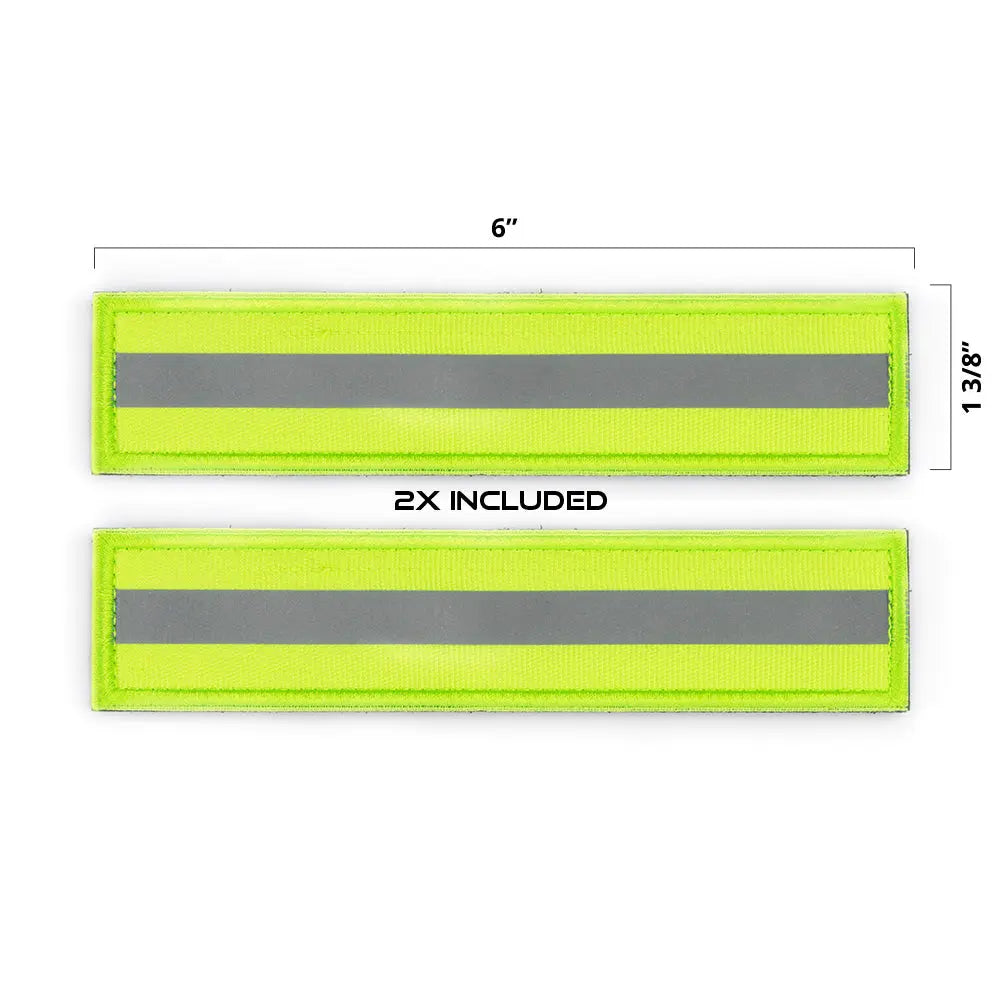 Green Reflective Strip Patch - X2 Goat Trail Tactical