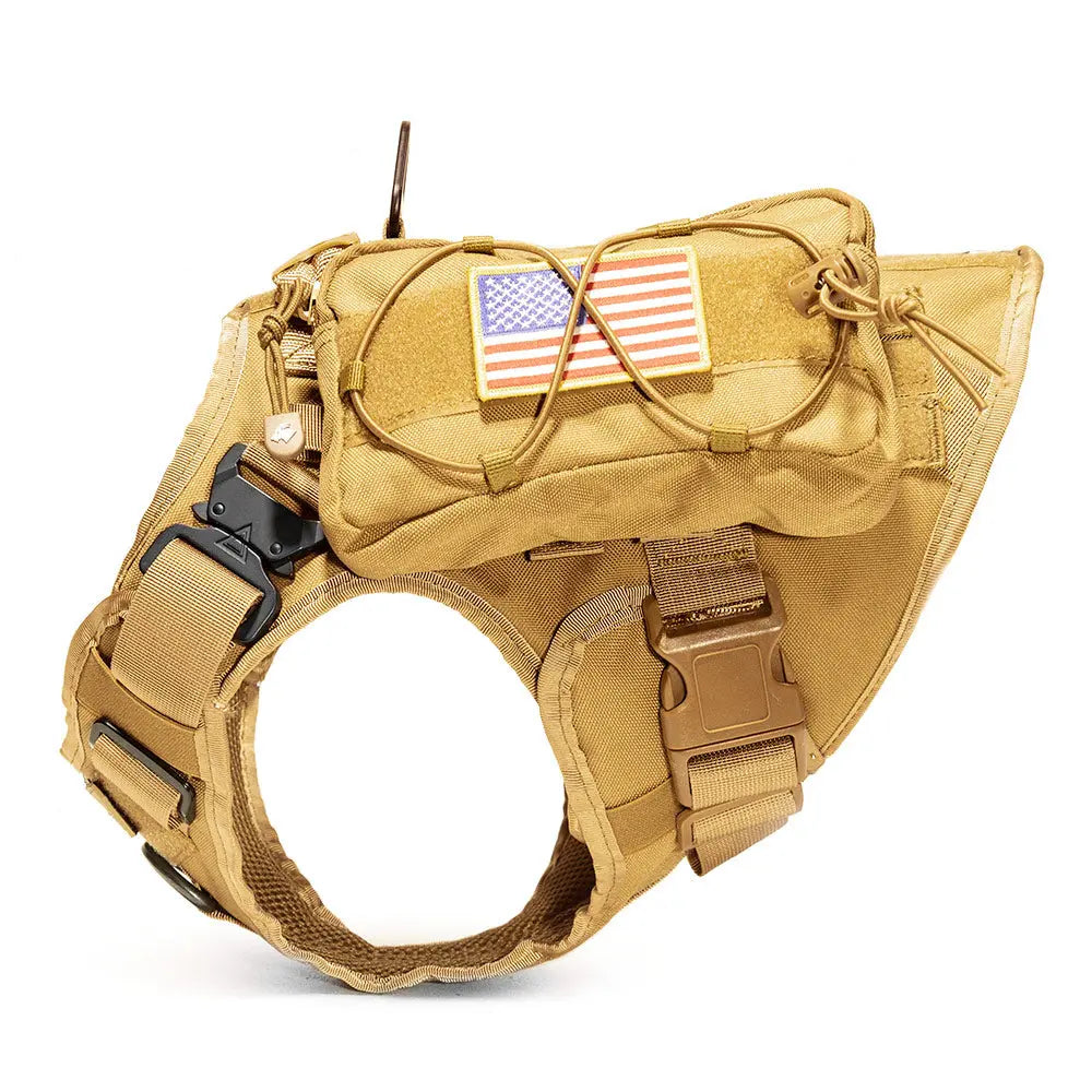 Dog Backpack Harness, Dog Saddle Bag | Dog/K9 Harness + Detachable Backpack