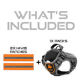 SSGLex Harness | Tactical Dog Harness + Hi-Vis Orange Reflective Strips Goat Trail Tactical