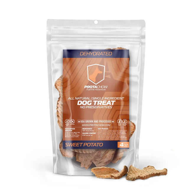 Sweet Potato Dog Treats | All Natural Freeze Dried Goat Trail Tactical