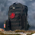 Frontal photo of the TakinPac | 25L Tactical Backpack with blurry background