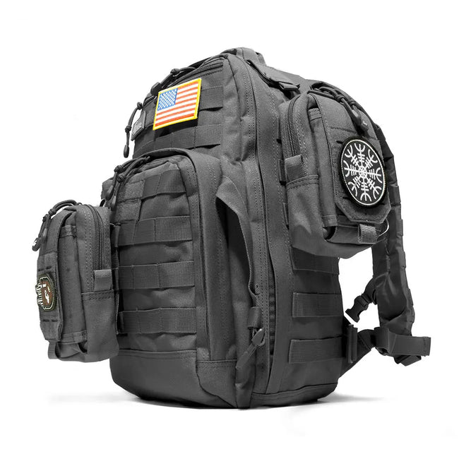 TakinPac Trooper | Dual Molle Pouch | 25L Tactical Backpack Goat Trail Tactical